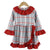 Red Plaid Christmas Dress for Girls - Little Fashion