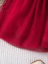 Red Velvet Christmas Princess Dress | 1 - 8 Yrs Toddler - collection_name