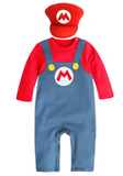 Baby Boy Super Mario Hooded Bodysuit