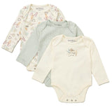 Baby Girls' 3-Pack Organic Cotton Bodysuits (0-6months) (C) - Little Fashion