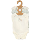 Baby Girls' 3-Pack Organic Cotton Bodysuits (0-6months) (C) - Little Fashion