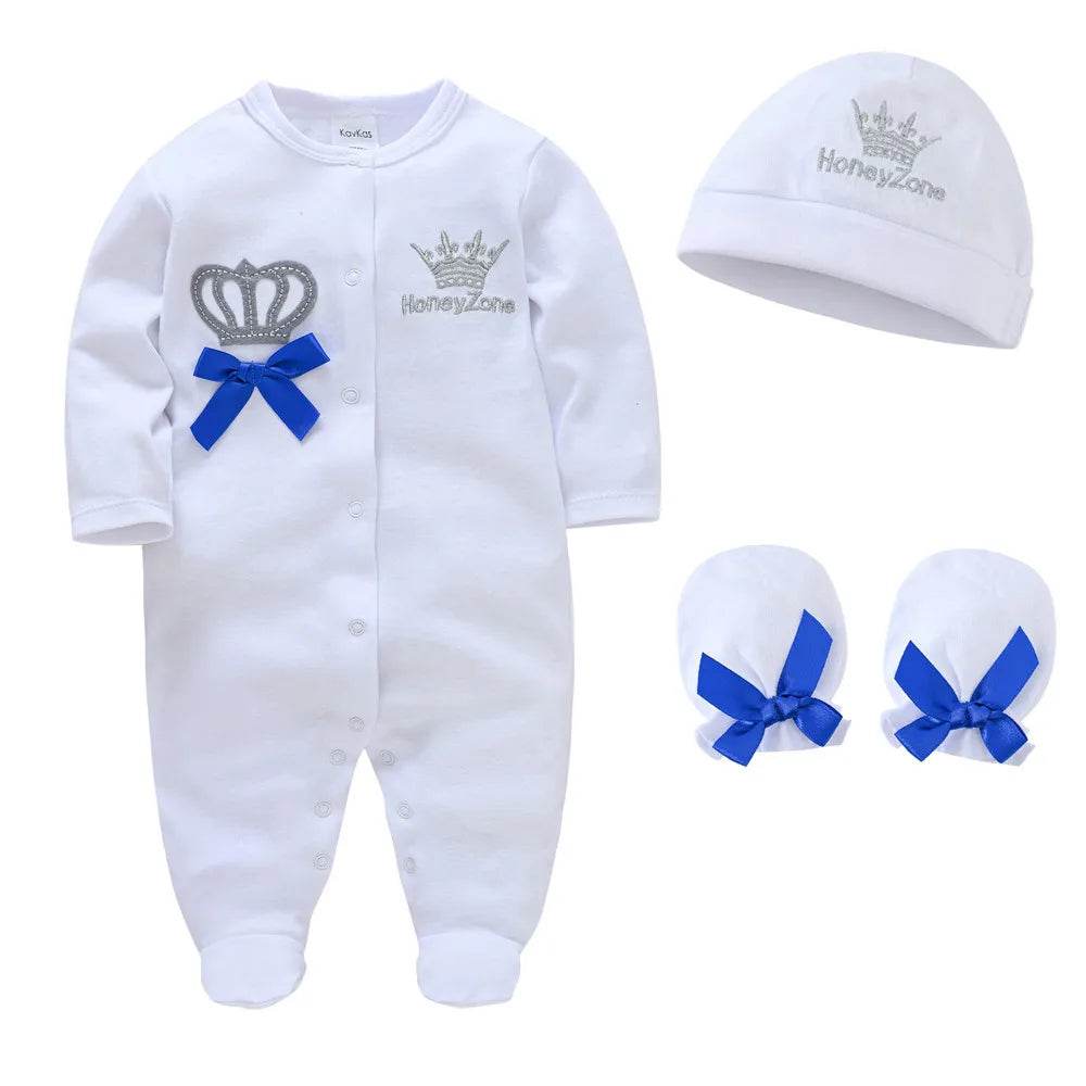 Royal Prince Baby Romper Set - Cotton & Crown - Little Fashion
