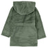 Sage Green Embossed Hooded Robe (0-6M) - Little Fashion