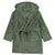 Sage Green Embossed Hooded Robe (0-6M) - Little Fashion