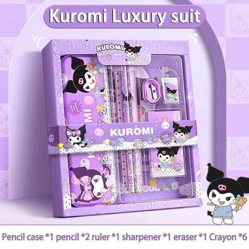 Sanrio Stationery Set: Pencils, Erasers & Rulers - Little Fashion