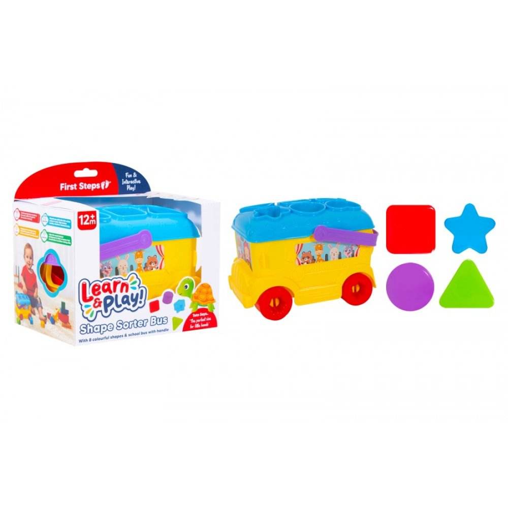 Bus Shape Sorter Toy - Fun Learning for Kids - Little Fashion