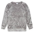 Gray marbled sweatshirt on a white background