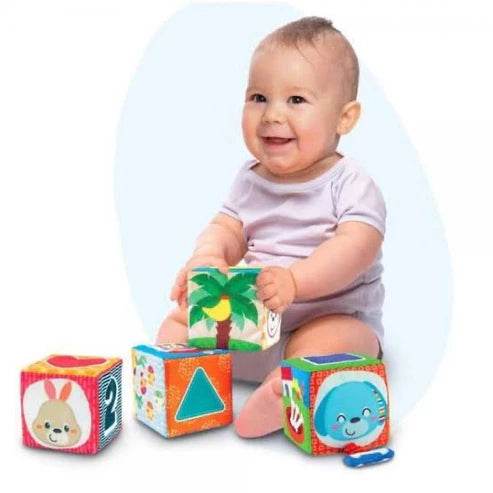 Soft Bath Blocks Set: 4-Pack Deluxe - Little Fashion