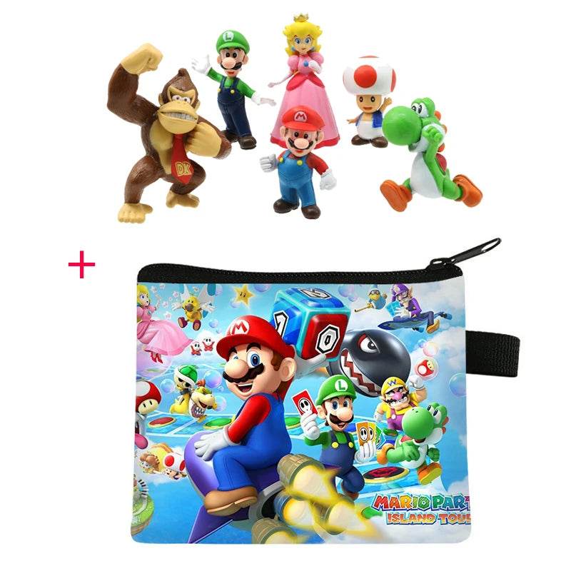 Super Mario Bros. PVC Action Figures with Bag - Little Fashion