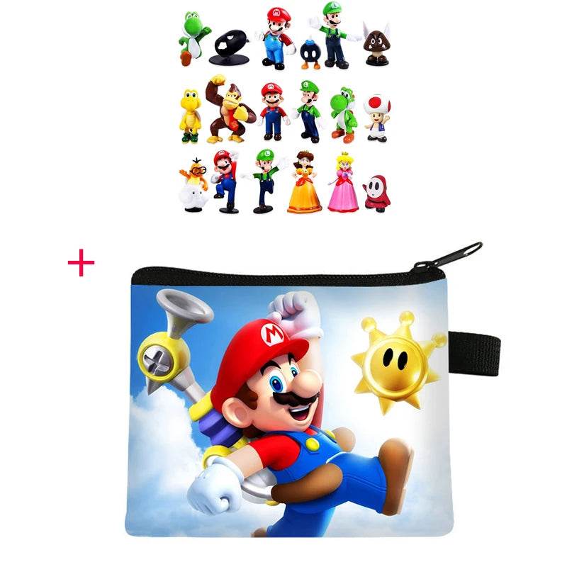 Super Mario Bros. PVC Action Figures with Bag - Little Fashion
