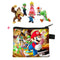 Super Mario Bros. PVC Action Figures with Bag - Little Fashion