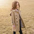 Stylish Teen Girls' Hooded Trench Coat - Little Fashion