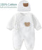 unisex Cotton Bodysuit – Warm Onesie (0–6M - Little Fashion