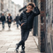 Black Puffer Jacket - Teen Minoti Coat (8-14 Years)