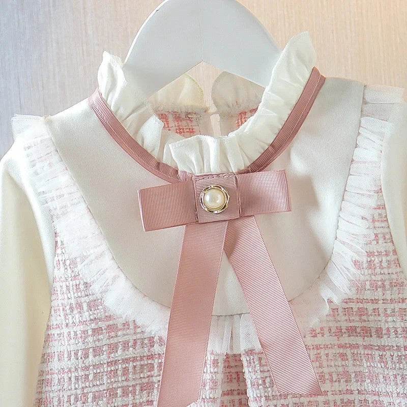 Vintage Princess Dress for Girls – Spring/Autumn Outfit - Little Fashion