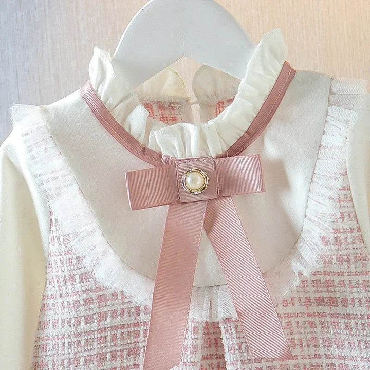 Vintage Princess Dress for Girls – Spring/Autumn Outfit - Little Fashion