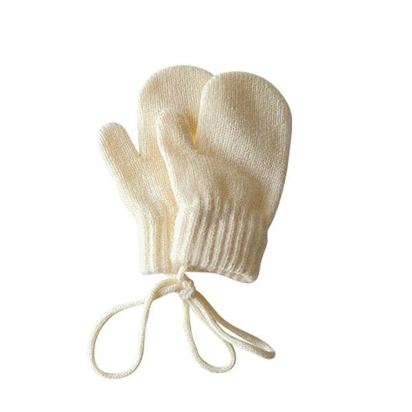 Warm Knitted Wool Mittens for Kids 1-4Y - Little Fashion