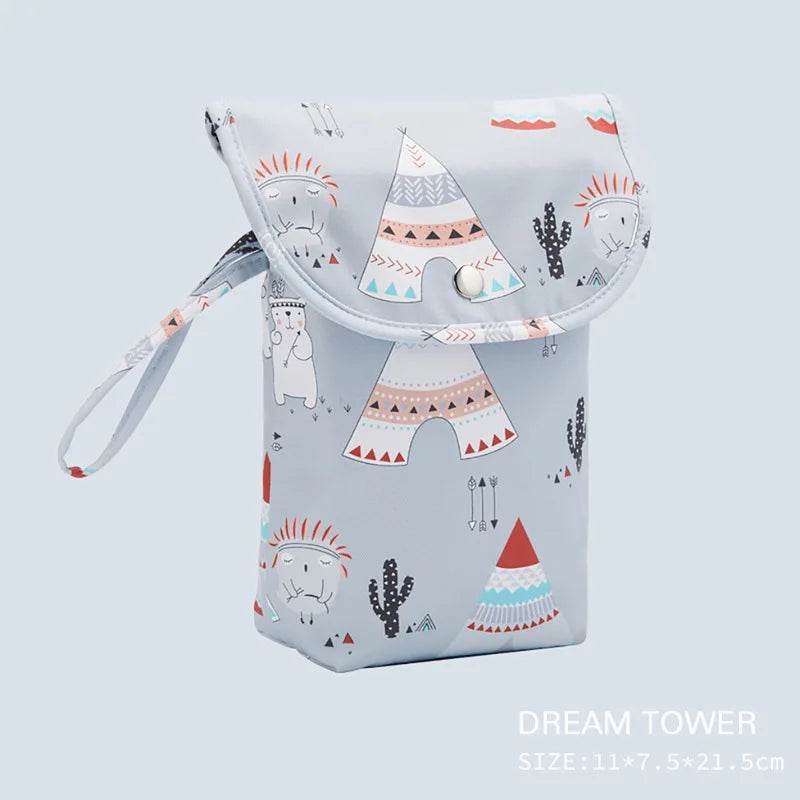 Waterproof Large Baby Diaper Bag – Reusable Mommy Handbag - Little Fashion