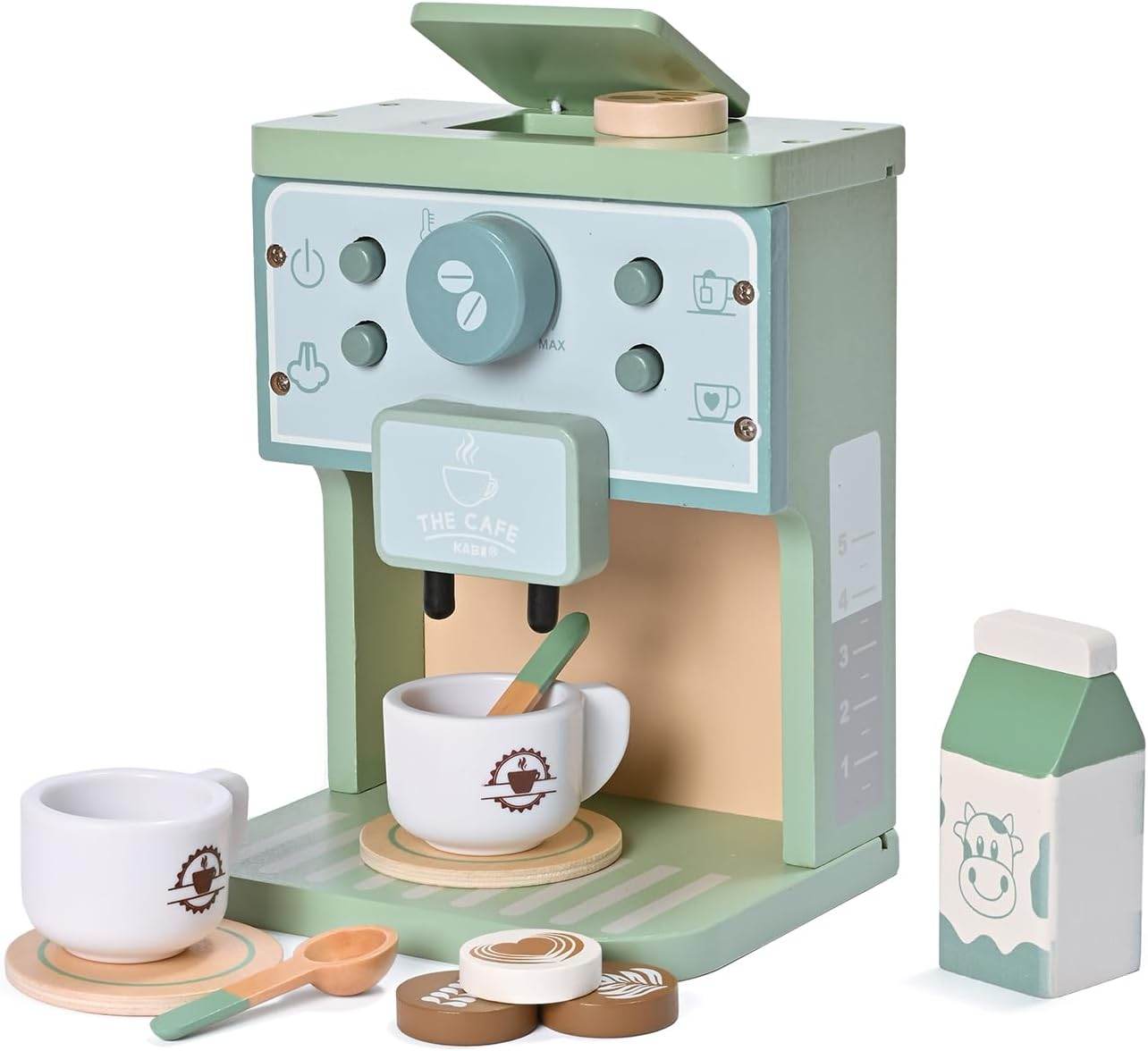 Wooden Coffee Maker Set for Kids - Little Fashion