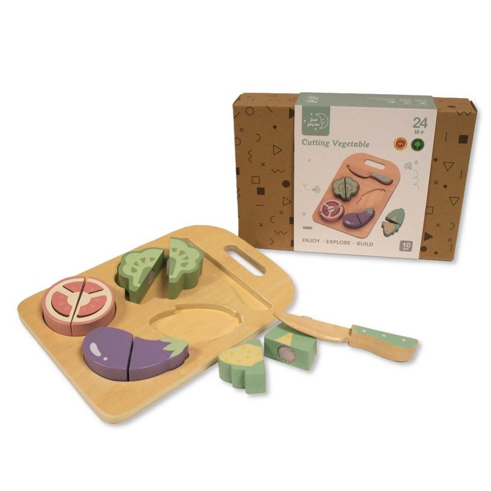 Wooden Vegetable Cutting Board Set (10-Piece) - Little Fashion