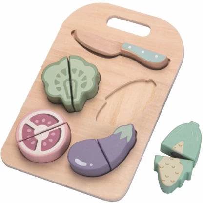 Wooden Vegetable Cutting Board Set (10-Piece) - Little Fashion